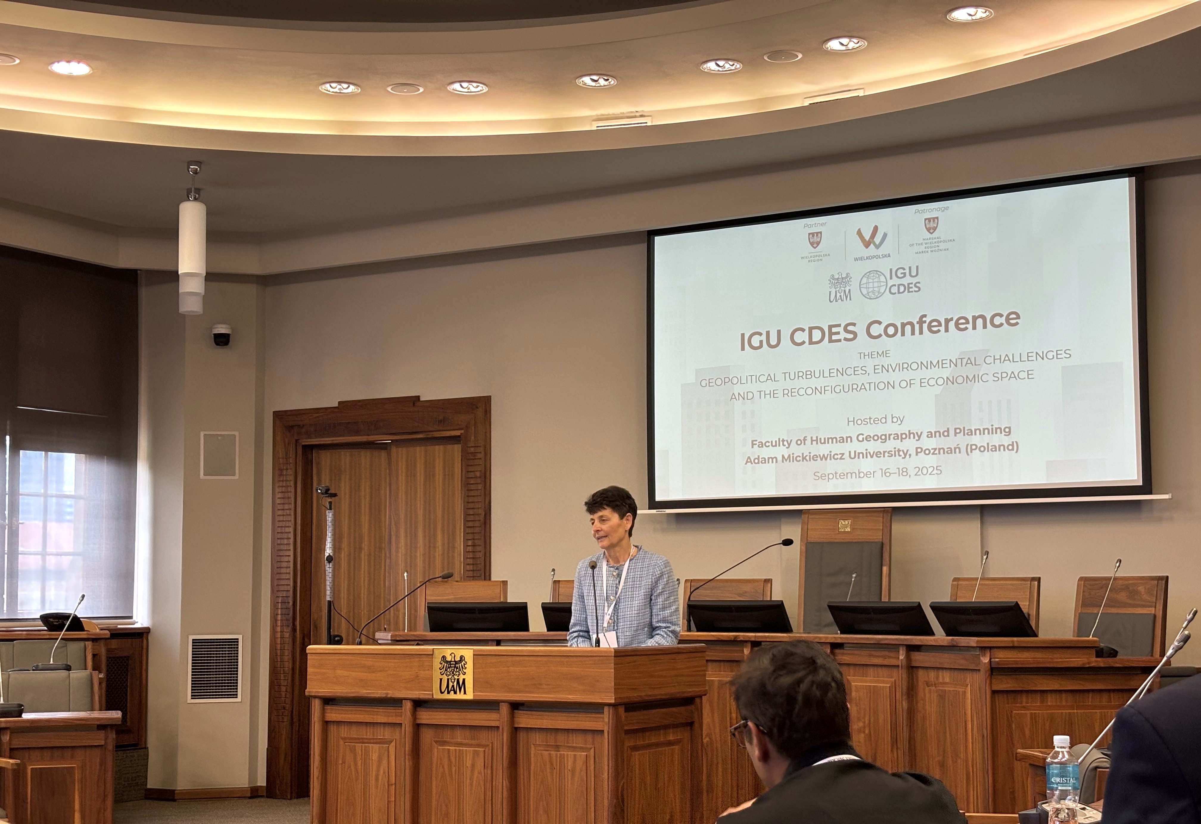 Eva Kiss, Chair of IGU CDES in Poznań